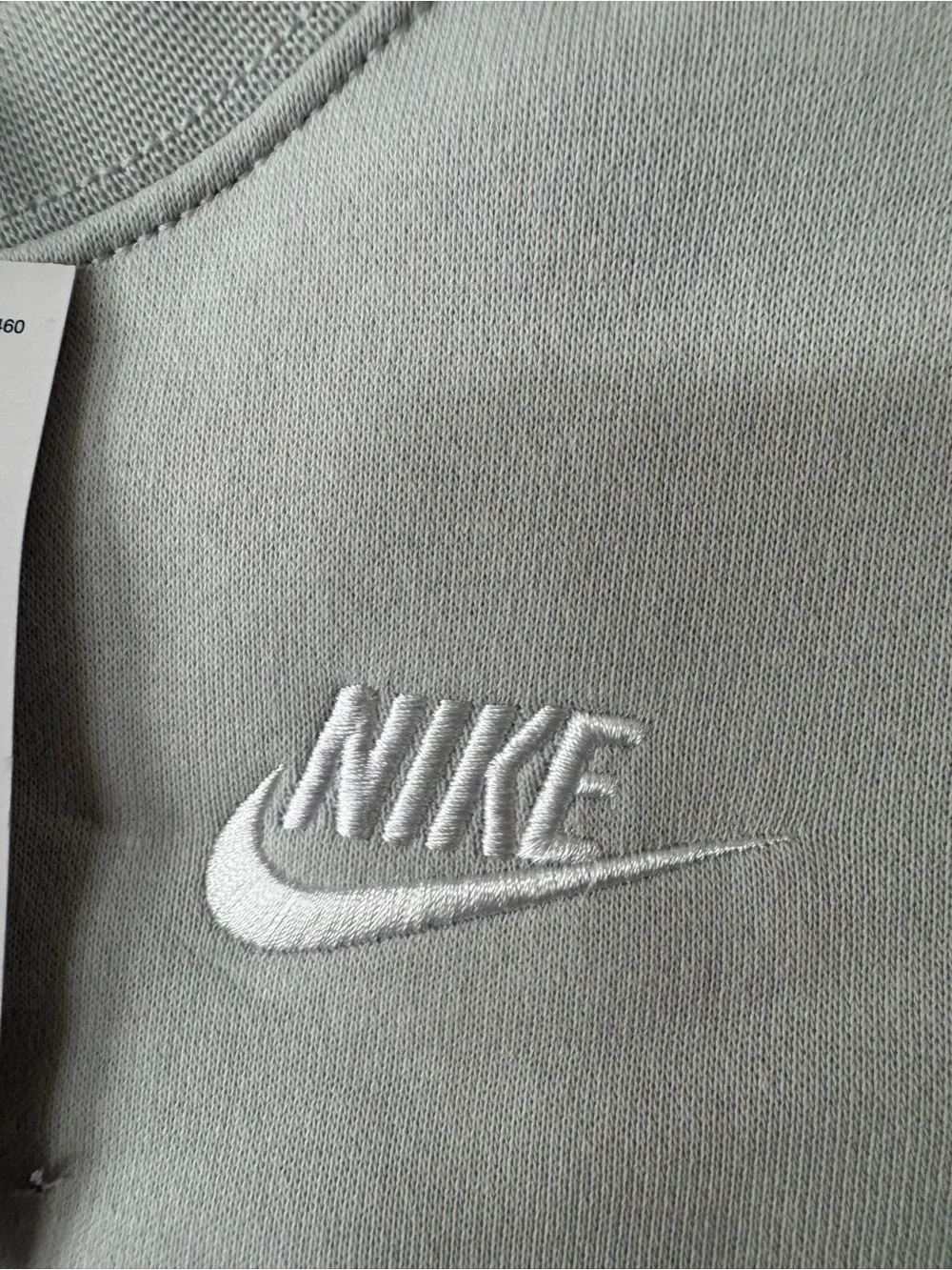 Nike Kids Fleece Matching Set Cream Neutral Sweatshirt Joggers NWT Size L - Picture 3 of 8